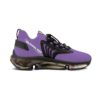 *Kick's II – OSGOGO – White Print on Light Purple Men's Mesh Sports Sneakers - Image 5