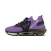 *Kick's II – OSGOGO – White Print on Light Purple Men's Mesh Sports Sneakers - Image 6