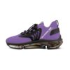 *Kick's II – OSGOGO – White Print on Light Purple Men's Mesh Sports Sneakers - Image 7