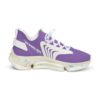 *Kick's II – OSGOGO – White Print on Light Purple Men's Mesh Sports Sneakers - Image 14