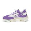 *Kick's II – OSGOGO – White Print on Light Purple Men's Mesh Sports Sneakers - Image 16
