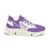 *Kick's II – OSGOGO – White Print on Light Purple Men's Mesh Sports Sneakers - Image 17