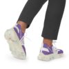 *Kick's II – OSGOGO – White Print on Light Purple Men's Mesh Sports Sneakers - Image 19