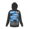 *Hoodie - Full Print - Washington Coliseum – RE, EU, PeaceMakers, Redds & School Boys – Light Blue Print on 5 Color Options - Image 2