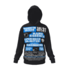 *Hoodie - Full Print - Washington Coliseum – RE, EU, PeaceMakers, Redds & School Boys – Light Blue Print on 5 Color Options - Image 3