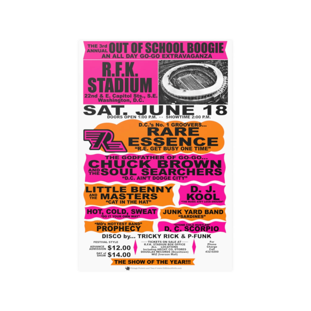 RFK Stadium – GoGo Poster