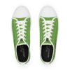 *Kicks – OSGOGO Cursive – Men’s Black Print on Green Low-Top - Image 10