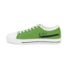 *Kicks – OSGOGO Cursive – Men’s Black Print on Green Low-Top - Image 12