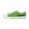 *Kicks – OSGOGO Cursive – Men’s Black Print on Green Low-Top - Image 14