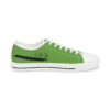 *Kicks – OSGOGO Cursive – Men’s Black Print on Green Low-Top - Image 15