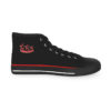 **Kicks – OSGOGO 3D Stripes – Men’s Red Print on Black High-Top