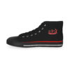 **Kicks – OSGOGO 3D Stripes – Men’s Red Print on Black High-Top - Image 5