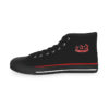 **Kicks – OSGOGO 3D Stripes – Men’s Red Print on Black High-Top - Image 6
