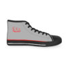 **Kicks – OSGOGO 3D Stripes – Men’s Red Print on Light Grey High-Top