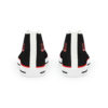 **Kicks – OSGOGO 3D Stripes – Men’s Red Print on Black High-Top - Image 9