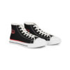 **Kicks – OSGOGO 3D Stripes – Men’s Red Print on Black High-Top - Image 10