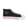 **Kicks – OSGOGO 3D Stripes – Men’s Red Print on Black High-Top - Image 14