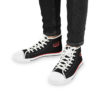 **Kicks – OSGOGO 3D Stripes – Men’s Red Print on Black High-Top - Image 15