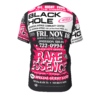 *Tee - All Over Print (Front & Back) –  Black Hole – Rare Essence – Magenta Print - Image 2