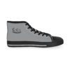 **Kicks – OSGOGO Stripes – Men’s Black Print on Grey High-Top - Image 11
