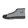 **Kicks – OSGOGO Stripes – Men’s Black Print on Grey High-Top - Image 13