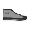 **Kicks – OSGOGO Stripes – Men’s Black Print on Grey High-Top - Image 14