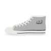 **Kicks – OSGOGO Stripes – Men’s Black Print on Light Grey High-Top - Image 6