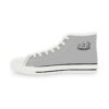 **Kicks – OSGOGO Stripes – Men’s Black Print on Light Grey High-Top - Image 7
