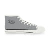 **Kicks – OSGOGO Stripes – Men’s Black Print on Grey High-Top - Image 5