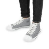 **Kicks – OSGOGO Stripes – Men’s Black Print on Grey High-Top - Image 8