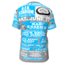 *Tee – All Over Print (Front & Back) – RFK Stadium - RE, Chuck, Benny, Junk, Hot Cold Sweat, Prophecy – Light Blue Print - Image 6