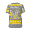 *Tee – All Over Print (Front & Back) – Oxon Hill HS – Rare Essence – Gold Print - Image 3
