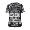 *Tee – All Over Print (Front & Back) – Friendly Annex – Rare Essence & Prophecy – White Print on 12 Color Options