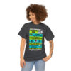 *Tee – Wilmer’s Park – RE, Chuck, EU, Benny, Hot Cold Sweat, Obsession - Lime Green & Light Blue Print on 4 Color Options - Image 2