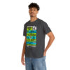 *Tee – Wilmer’s Park – RE, Chuck, EU, Benny, Hot Cold Sweat, Obsession - Lime Green & Light Blue Print on 4 Color Options - Image 5