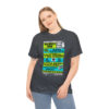 *Tee – Wilmer’s Park – RE, Chuck, EU, Benny, Hot Cold Sweat, Obsession - Lime Green & Light Blue Print on 4 Color Options - Image 30