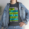 *Tee – Wilmer’s Park – RE, Chuck, EU, Benny, Hot Cold Sweat, Obsession - Lime Green & Light Blue Print on 4 Color Options - Image 34