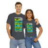 *Tee – Wilmer’s Park – RE, Chuck, EU, Benny, Hot Cold Sweat, Obsession - Lime Green & Light Blue Print on 4 Color Options - Image 35