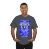 *Tee – Panorama Room – EU, Benny & Hot Cold Sweat – Electric Blue Print on 4 Color Options - Image 29