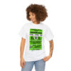 *Tee – Panorama Room – EU, Benny & Hot Cold Sweat – Apple Green Print on 4 Color Options - Image 2