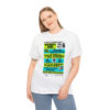 *Tee – Wilmer’s Park – RE, Chuck, EU, Benny, Hot Cold Sweat, Obsession - Lime Green & Light Blue Print on 4 Color Options - Image 3