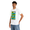 *Tee – Wilmer’s Park – RE, Chuck, EU, Benny, Hot Cold Sweat, Obsession - Lime Green & Light Blue Print on 4 Color Options - Image 5