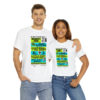 *Tee – Wilmer’s Park – RE, Chuck, EU, Benny, Hot Cold Sweat, Obsession - Lime Green & Light Blue Print on 4 Color Options - Image 8