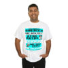 *Tee – Cheriy’s – Ayre Rayde, AM-FM & Hot, Cold, Sweat – Aqua Print on 4 Color Options