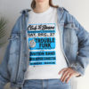 *Tee – Club Lebaron – Trouble Funk & Ovation – Light Blue Print on 4 Color Options - Image 7