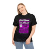 *Tee – Club Lebaron – Trouble Funk & Ovation – Purple Magenta Print on 4 Color Options - Image 3