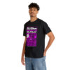*Tee – Club Lebaron – Trouble Funk & Ovation – Purple Magenta Print on 4 Color Options - Image 5