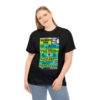 *Tee – Wilmer’s Park – RE, Chuck, EU, Benny, Hot Cold Sweat, Obsession - Lime Green & Light Blue Print on 4 Color Options - Image 12