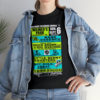 *Tee – Wilmer’s Park – RE, Chuck, EU, Benny, Hot Cold Sweat, Obsession - Lime Green & Light Blue Print on 4 Color Options - Image 16