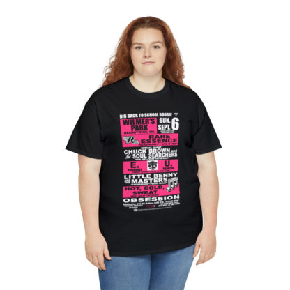 *Tee – Wilmer’s Park – RE, Chuck, EU, Benny, Hot Cold Sweat, Obsession - Pink Print on 4 Color Options - Image 15